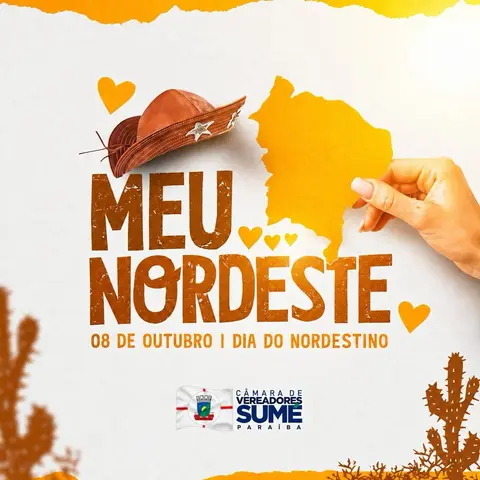 Neste 8 de outubro, a Câmara de Sumé homenageia o povo nordestino, celebrando sua força...