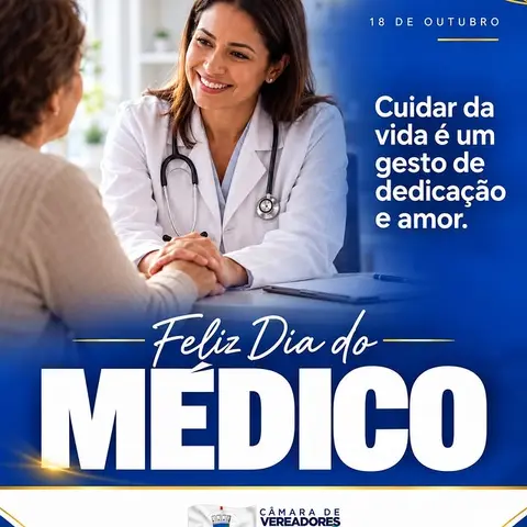 A Câmara Municipal de Sumé parabeniza todos os médicos pelo seu dia, reconhecendo a ded...