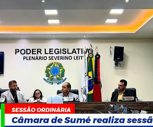 Câmara de Sumé realiza sessão ordinária com requerimentos e moções